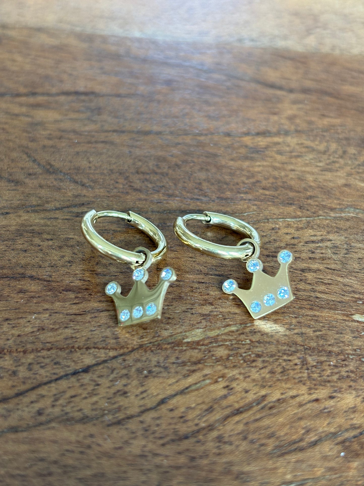 Boucles d'oreilles couronne