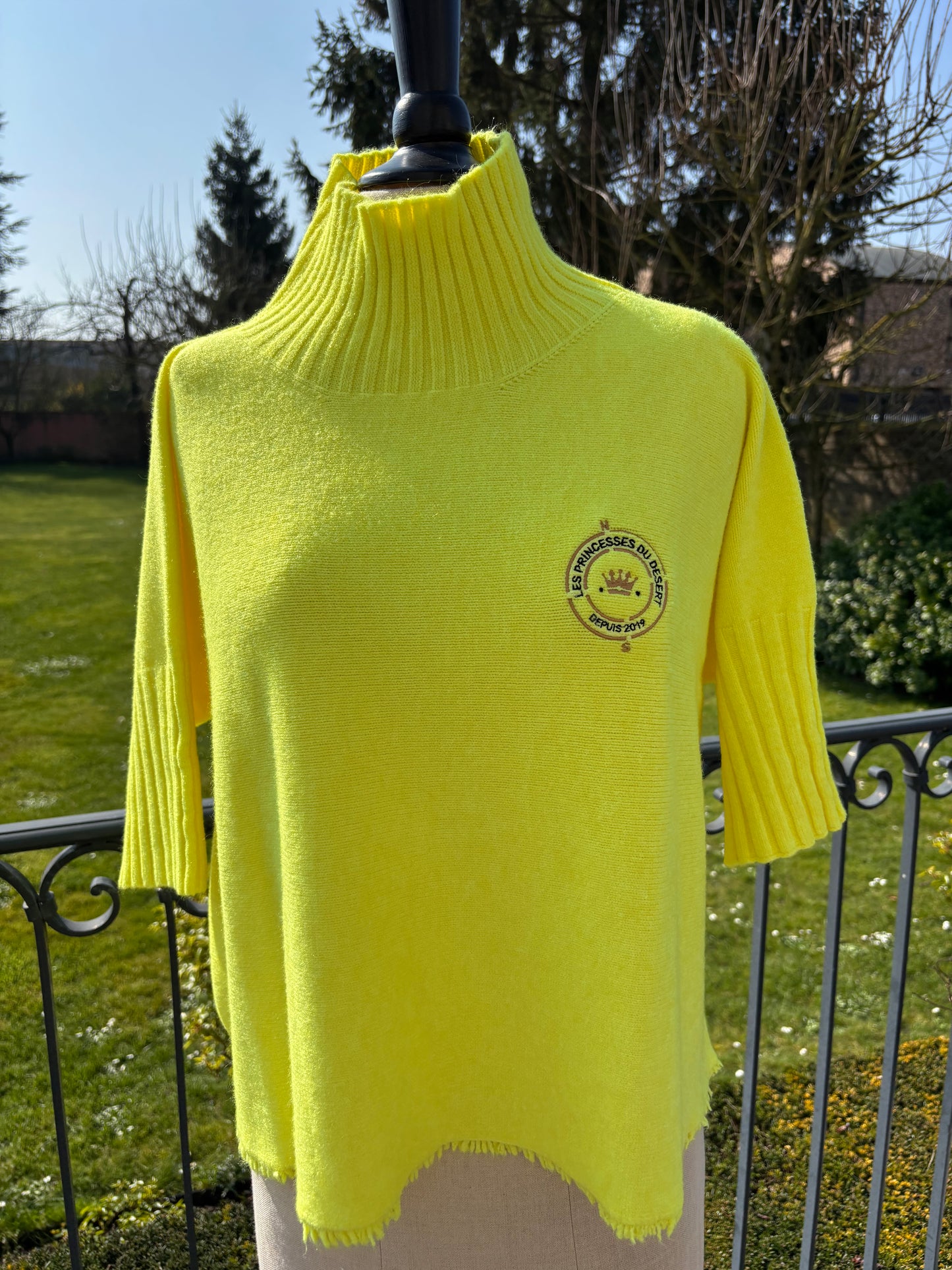 Pull col cheminé