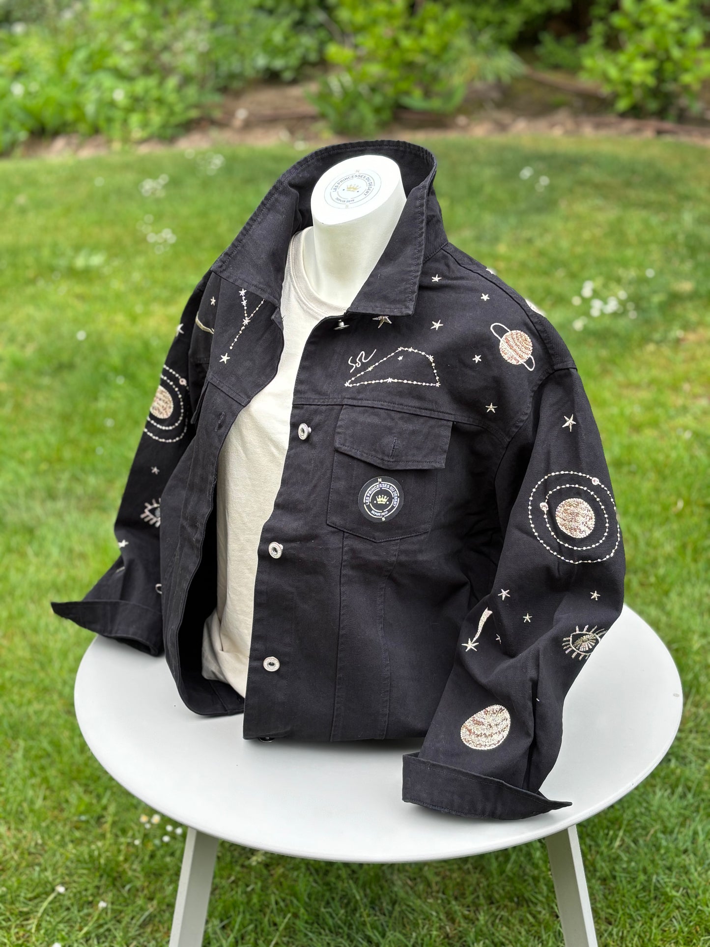 Veste toile noire